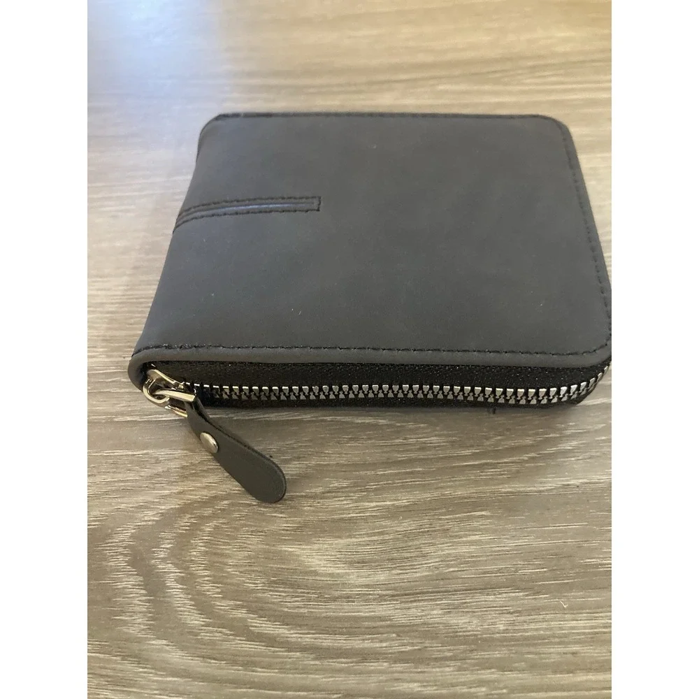 Dizorris Style Leather Men's Wallet Color Blackish Gray
